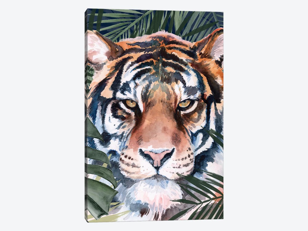 Jungle Cat I by Jennifer Paxton Parker 1-piece Canvas Print