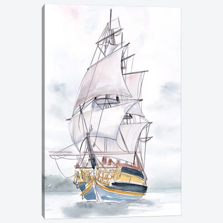 Tall Ship II Canvas Print #JPP461} by Jennifer Paxton Parker Canvas Art