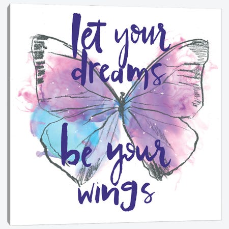 Butterfly Dreams I Canvas Print #JPP462} by Jennifer Paxton Parker Canvas Wall Art