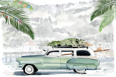 So Cali Christmas I by Jennifer Paxton Parker canvas print