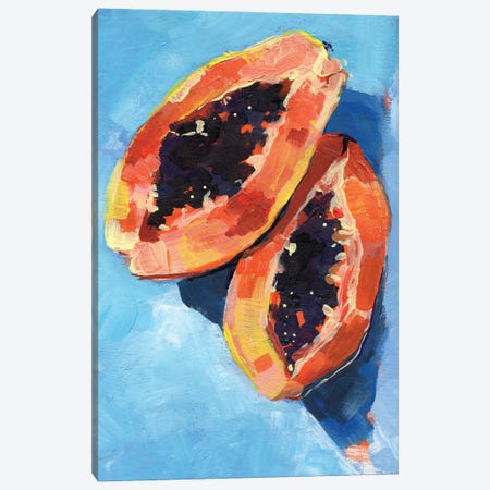 Bold Papaya I Canvas Print #JPP526} by Jennifer Paxton Parker Canvas Artwork