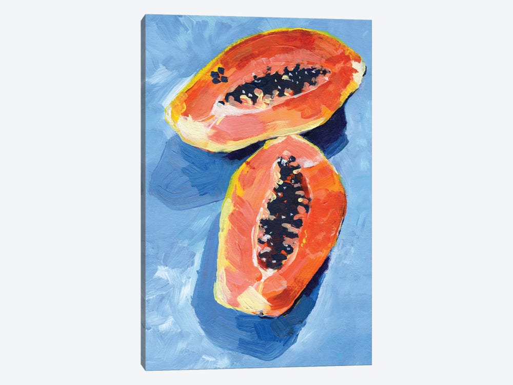 Bold Papaya II 1-piece Art Print
