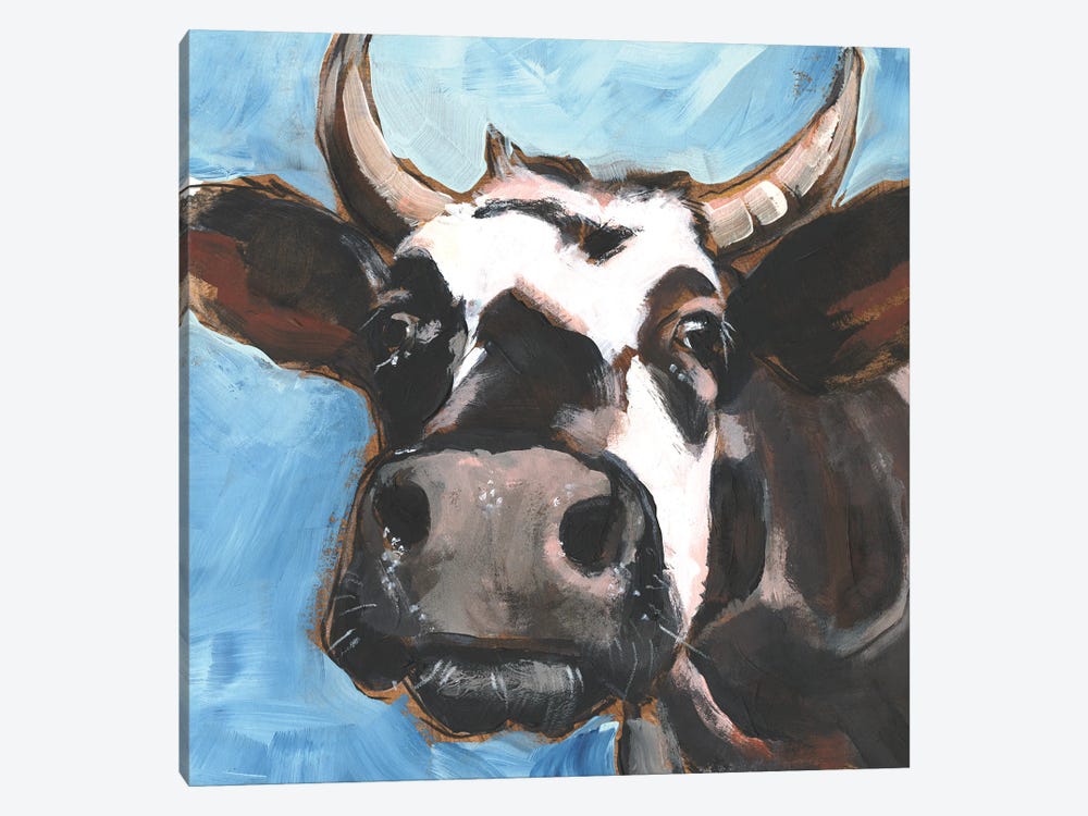Cattle Close-up II by Jennifer Paxton Parker 1-piece Canvas Artwork