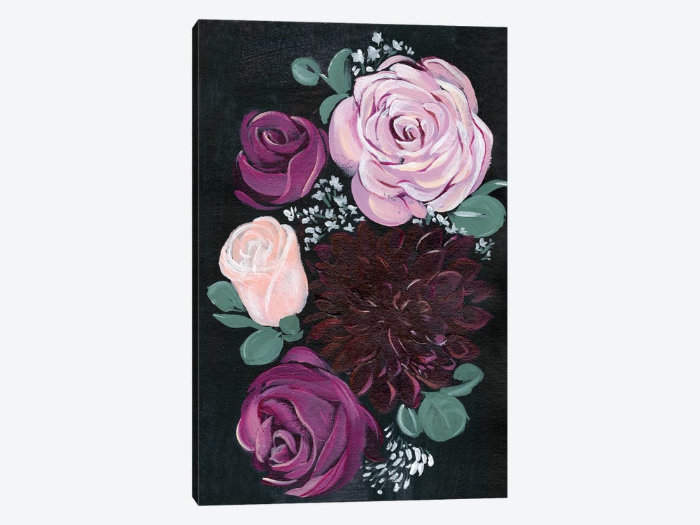 Dark & Dreamy Floral II by Jennifer Paxton Parker 1-piece Art Print