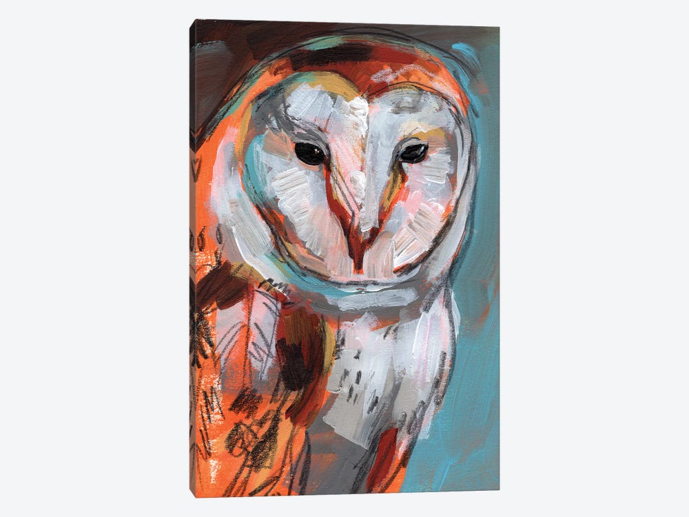 Optic Owl I by Jennifer Paxton Parker 1-piece Canvas Artwork