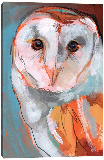 Optic Owl II Canvas Art Print - Jennifer Paxton Parker