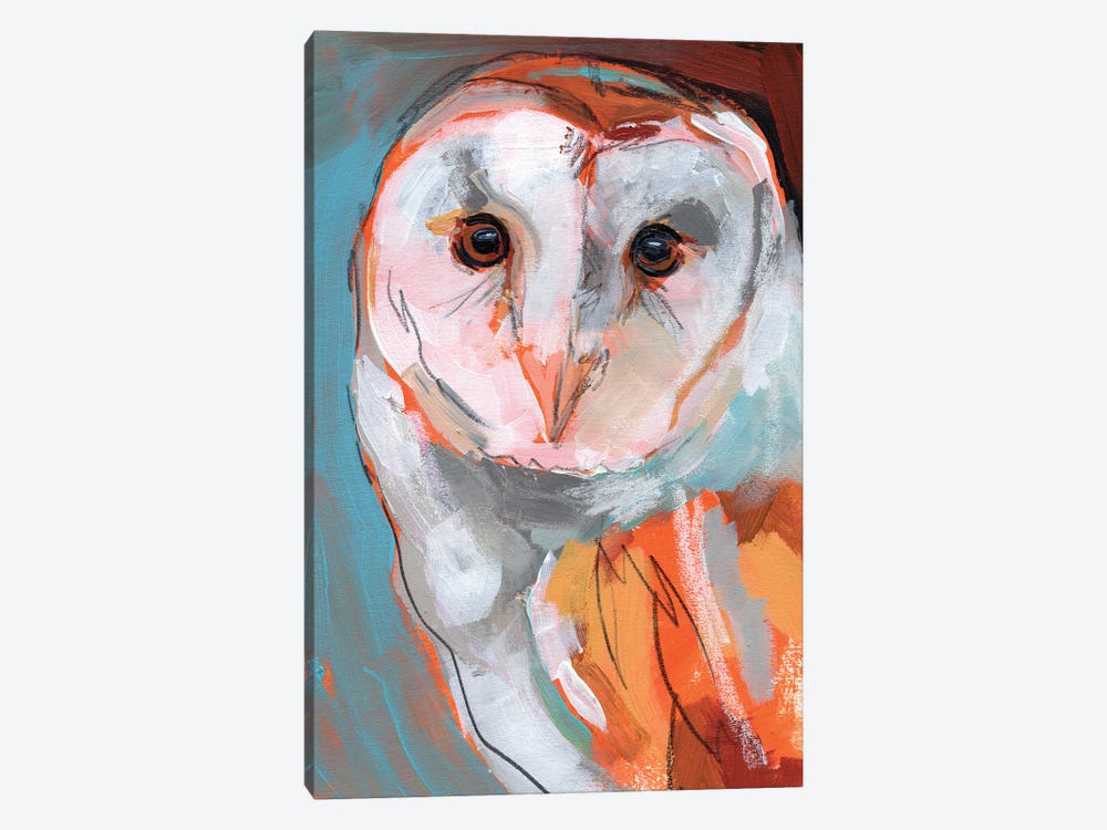 Optic Owl II by Jennifer Paxton Parker 1-piece Canvas Print