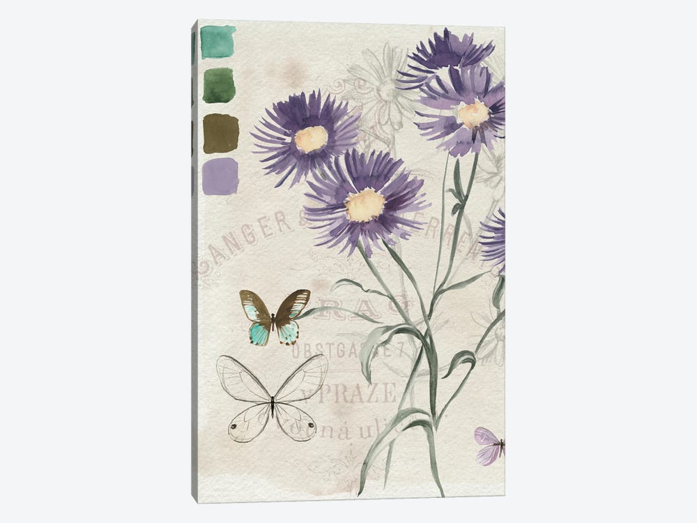 Field Notes Florals III by Jennifer Paxton Parker 1-piece Canvas Art