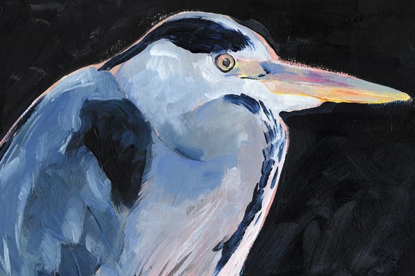 Herons: Great Heron I by Jennifer Paxton Parker