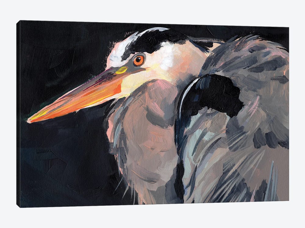 Great Heron II by Jennifer Paxton Parker 1-piece Canvas Print