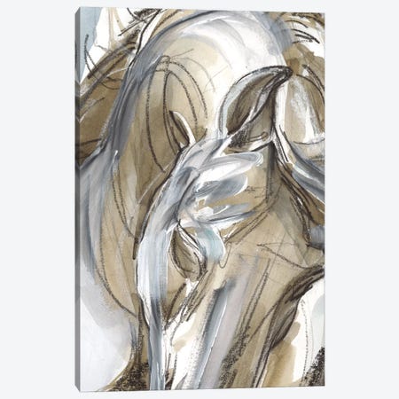 Horse Abstraction I Canvas Print #JPP61} by Jennifer Paxton Parker Art Print