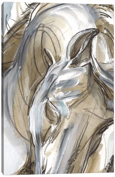 Horse Abstraction I Canvas Art Print - Jennifer Paxton Parker