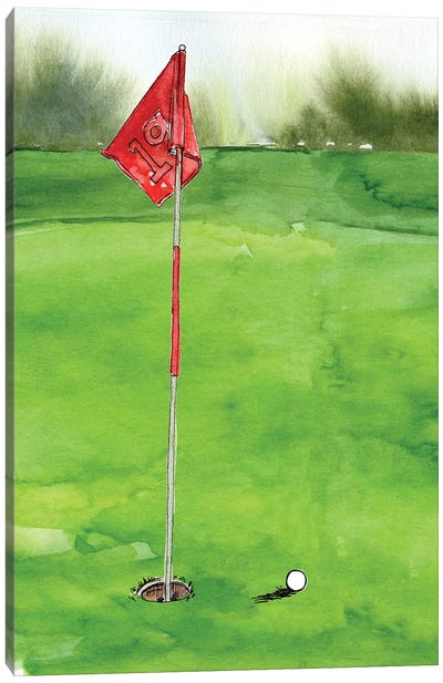 Tee Off Time I Canvas Art Print - Golf Art