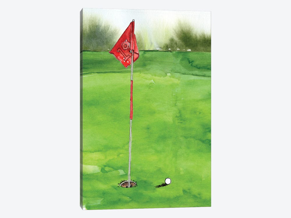 Tee Off Time I by Jennifer Paxton Parker 1-piece Canvas Artwork