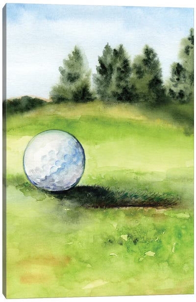 Tee Off Time II Canvas Art Print - Golf Art