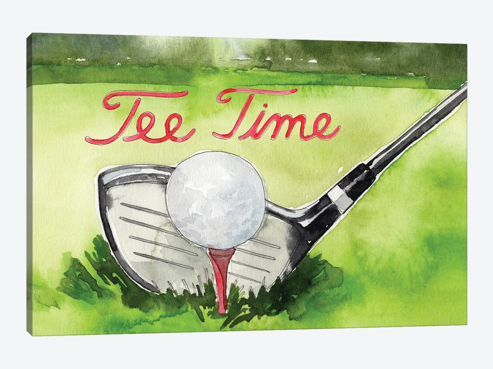 Tee Off Time III by Jennifer Paxton Parker 1-piece Canvas Art