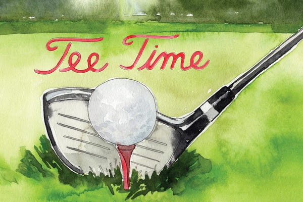 Golf: Tee Off Time III by Jennifer Paxton Parker