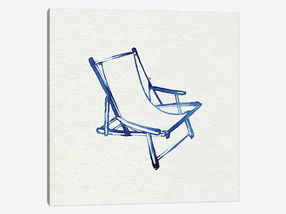 Beach Chairs I by Jennifer Paxton Parker 1-piece Canvas Artwork
