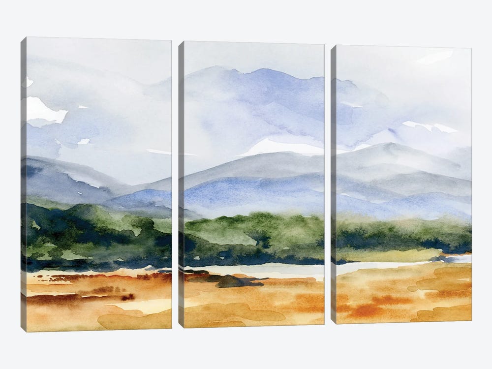 Blue Ridges II by Jennifer Paxton Parker 3-piece Canvas Artwork