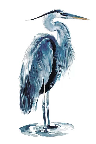 World Art Group: Blue Heron I by Jennifer Paxton Parker