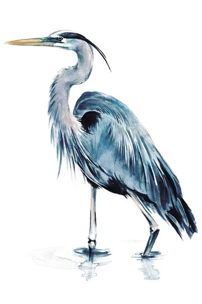 World Art Group: Blue Heron II by Jennifer Paxton Parker