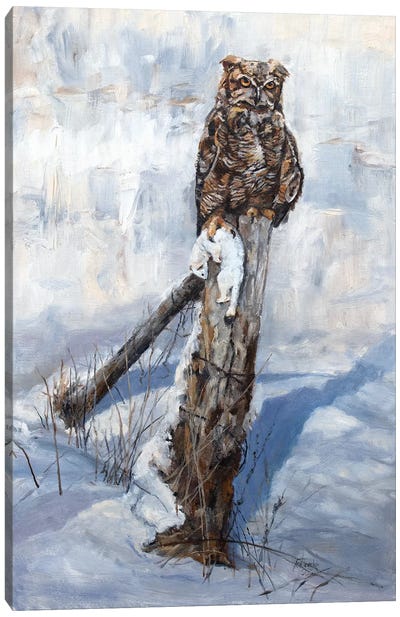 Winter Kill Canvas Art Print - Jan Perley