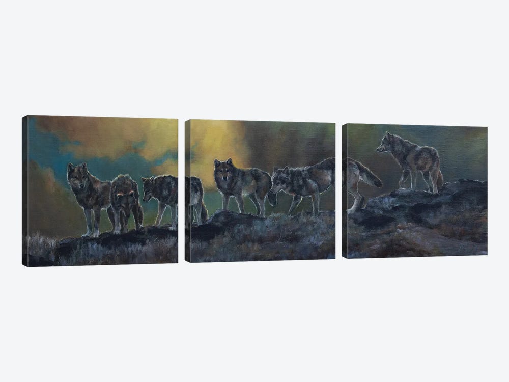 The Ridgeline Pack by Jan Perley 3-piece Canvas Print