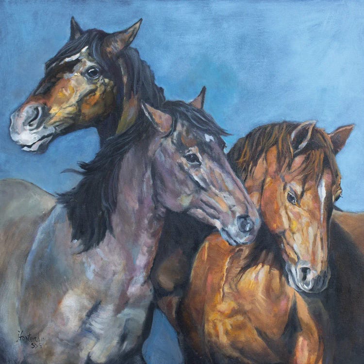 Tres Amigos by Jan Perley wall art