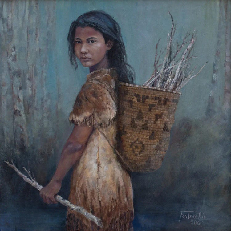The Kindling Collector by Jan Perley wall art