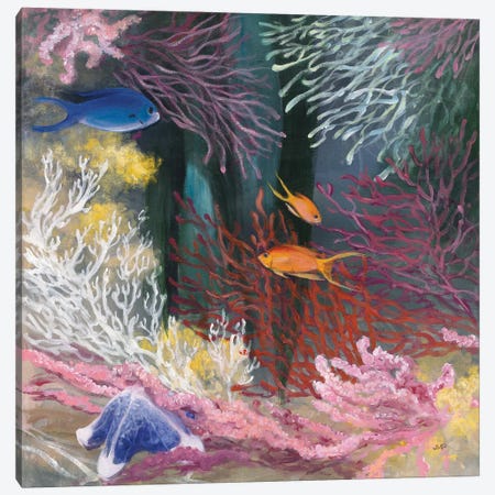 Coastal Reef I Canvas Print #JPU113} by Julia Purinton Canvas Art
