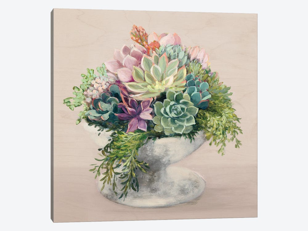 Festive Succulents II Blush by Julia Purinton 1-piece Art Print