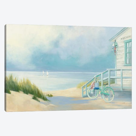 Morning Ride to the Beach Canvas Print #JPU124} by Julia Purinton Canvas Art