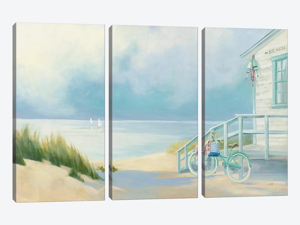 Morning Ride to the Beach by Julia Purinton 3-piece Art Print