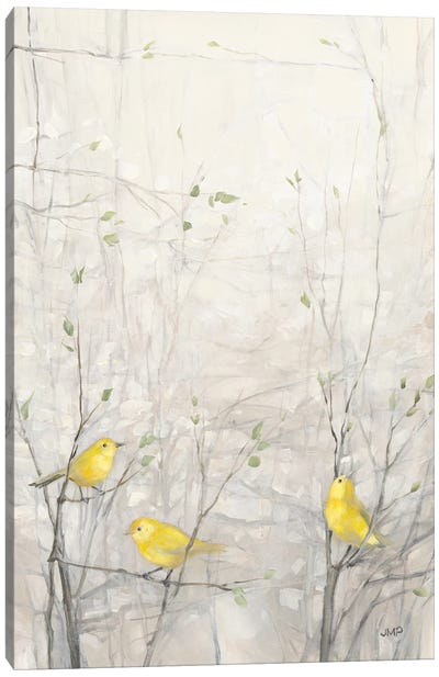 Birds in Trees I Canvas Art Print - Julia Purinton