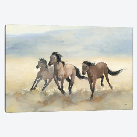Wild Mustangs Canvas Print #JPU136} by Julia Purinton Canvas Art Print