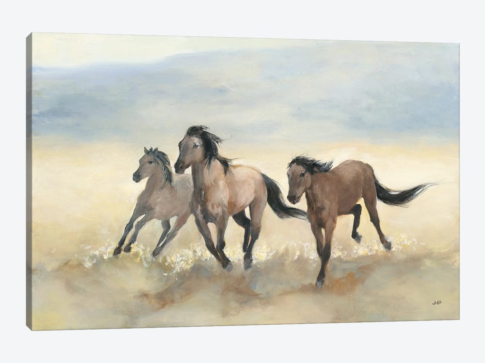 Wild Mustangs by Julia Purinton 1-piece Canvas Artwork
