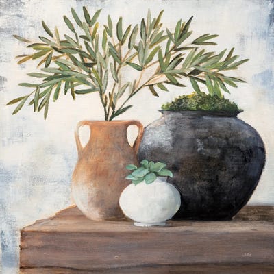 Calm Still Life Dark II by Julia Purinton canvas print