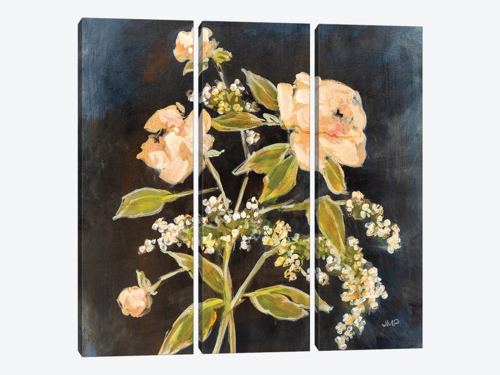 Fleeting Blooms I by Julia Purinton 3-piece Canvas Print