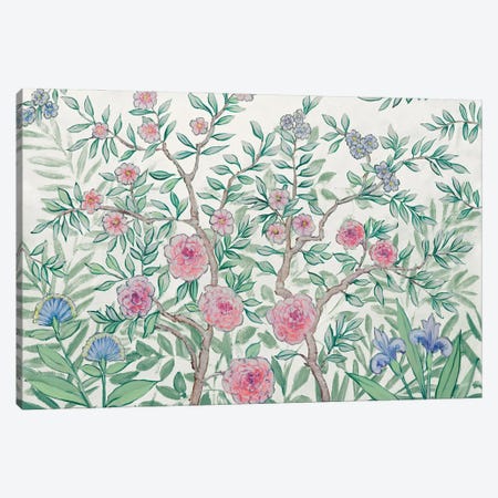 French Garden Cream Canvas Print #JPU163} by Julia Purinton Canvas Art Print