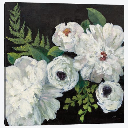 Midnight Bouquet I Canvas Print #JPU169} by Julia Purinton Canvas Art Print