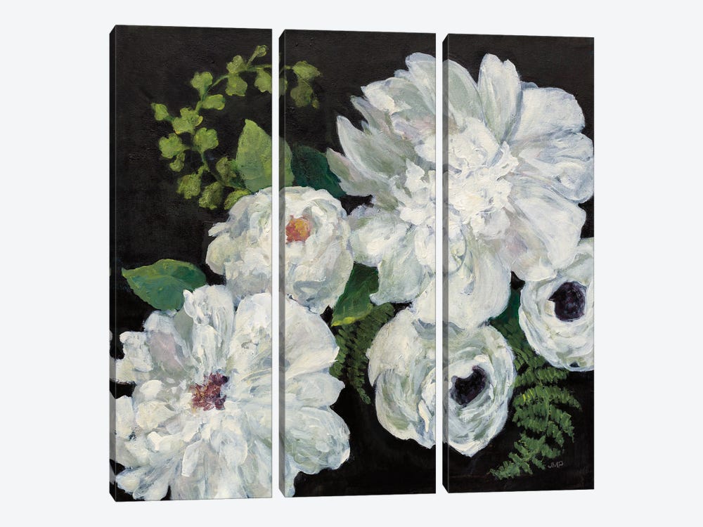 Midnight Bouquet II by Julia Purinton 3-piece Canvas Art