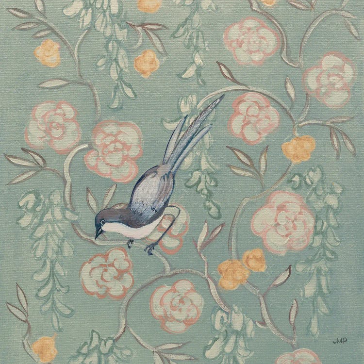 Heirloom Chinoiserie Bird II Pastel