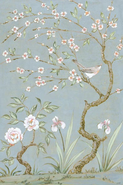 Spring Mural I Blue