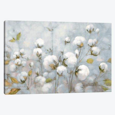 Cotton Field In Blue Gray Canvas Print #JPU1} by Julia Purinton Canvas Art Print