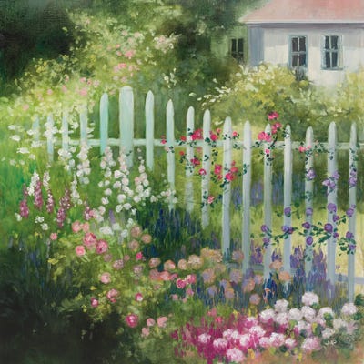 Cottage Garden by Julia Purinton canvas print