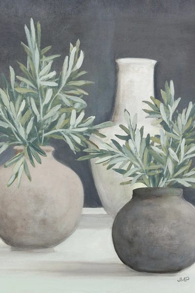 Pottery Still Life: Fresh Vessels I v2 by Julia Purinton