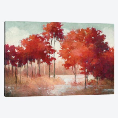 Autumn Lake Canvas Print #JPU31} by Julia Purinton Canvas Art Print
