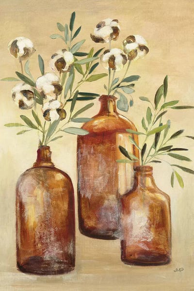 Botanical Still Life: Cotton Still Life III by Julia Purinton