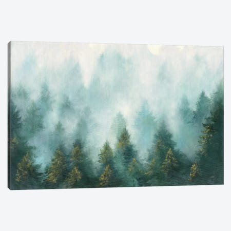Misty Forest Canvas Print #JPU39} by Julia Purinton Canvas Print