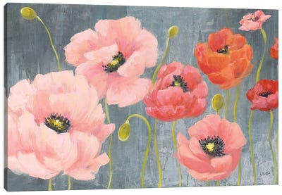Poppy Party Canvas Art Print - Julia Purinton